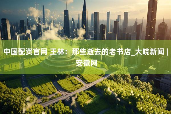 中国配资官网 王林：那些逝去的老书店_大皖新闻 | 安徽网